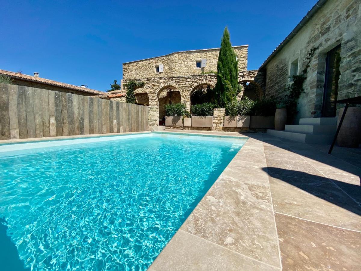 Martignargues La Maison Des Vendangeurs - Table D'Hotes Le Soir Du Jeudi Au Dimanche- Jacuzzi - Balneo Spa - Acces Piscine Pour Toutes Les Chambres Sauf Studio Coquet- Piscine De Mai A Mi-Octobre المظهر الخارجي الصورة